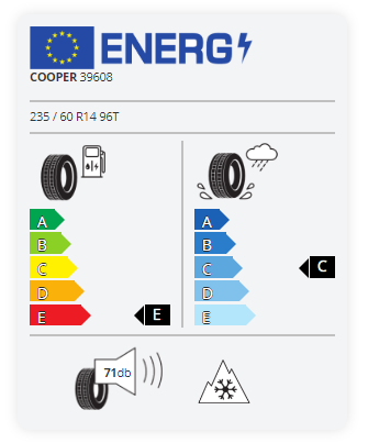 Cooper Cobra G/T RWL 235/60 R14 96T