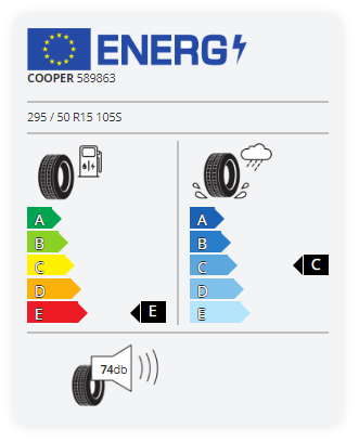 Cooper Cobra Radial G/T RWL 295/50 R15 105S