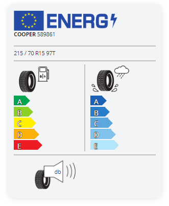 Cooper Cobra G/T RWL 215/70 R15 97T