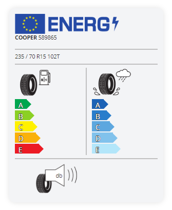 Cooper Cobra G/T RWL 235/70 R15 102T