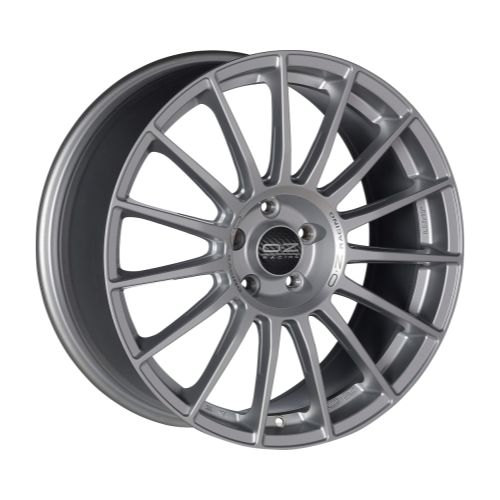 OZ Superturismo LM Matt Race Silver Black Lettering