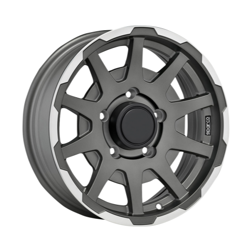 Sparco Sparco Dakar Matt Dark Gray Lip Polished