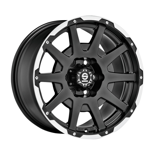 Sparco Sparco Dakar Matt Black Lip Polished+Rivets