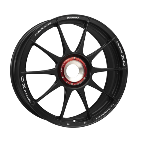 OZ Superforgiata CL Matt Black Con Scritte the Fresatura