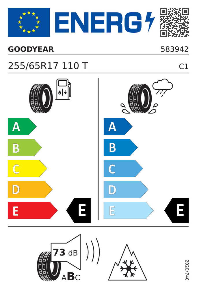 
                      
                        Goodyear Wrangler All-Terrain Adventure TL 255/65 R17 110T
                      
                    