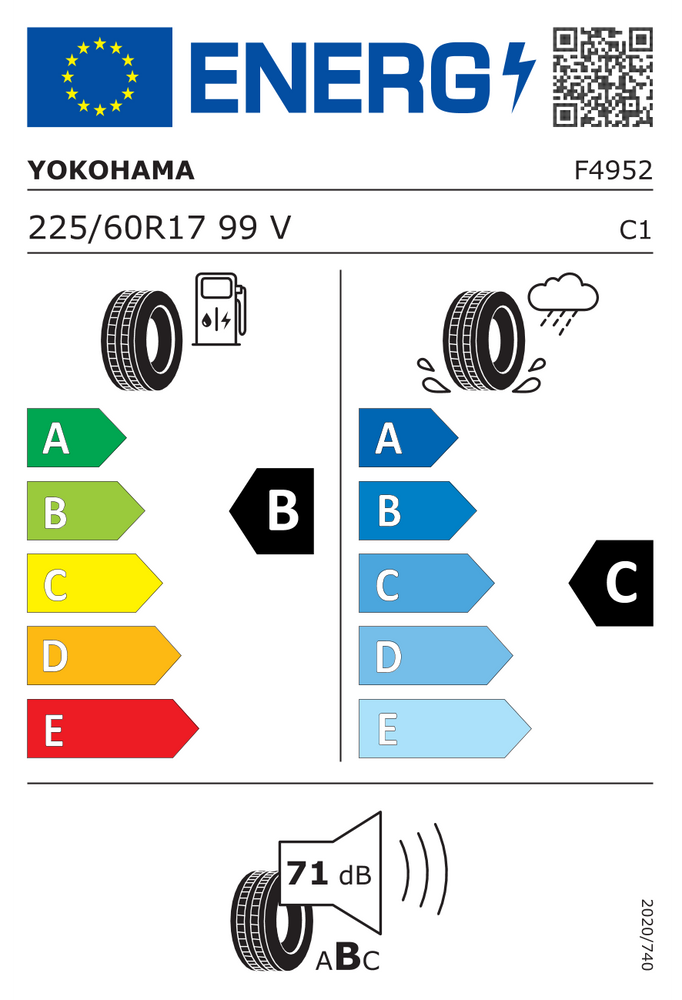 
                      
                        Yokohama G91 225/60 R17 99V
                      
                    