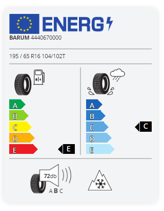 
                      
                        Barum SnoVanis 3 8PR 195/65 R16C 104T
                      
                    