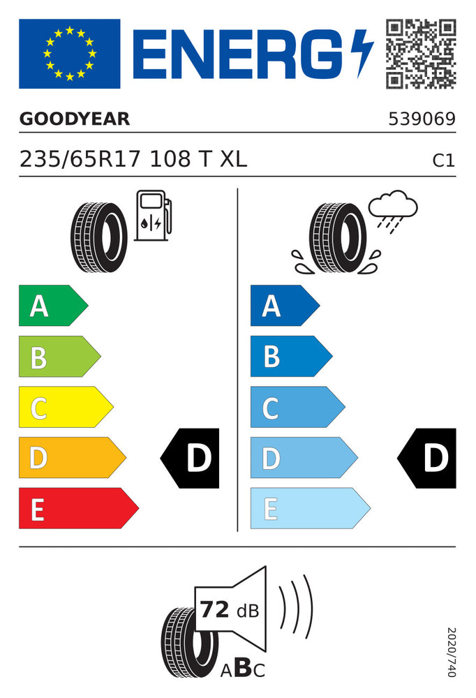 
                      
                        Goodyear Wrangler All-Terrain Adventure XL 235/65 R17 108T
                      
                    