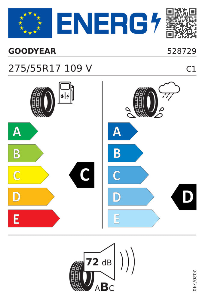 
                      
                        Goodyear Wrangler HP All Weather 275/55 R17 109V
                      
                    