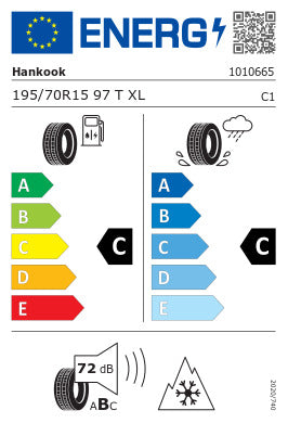 
                      
                        Hankook Winter I*cept RS W442 SBL P XL 195/70 R15 97T
                      
                    