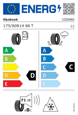 
                      
                        Hankook Winter I*cept RS2 W452 SBL P 175/80 R14 88T
                      
                    