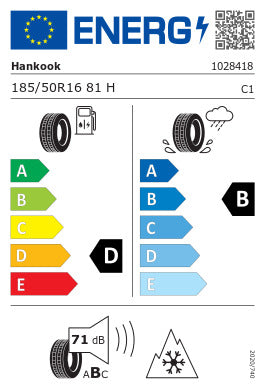 
                      
                        Hankook Winter I*cept RS3 W462 P SBL TL FR 185/50 R16 81H
                      
                    