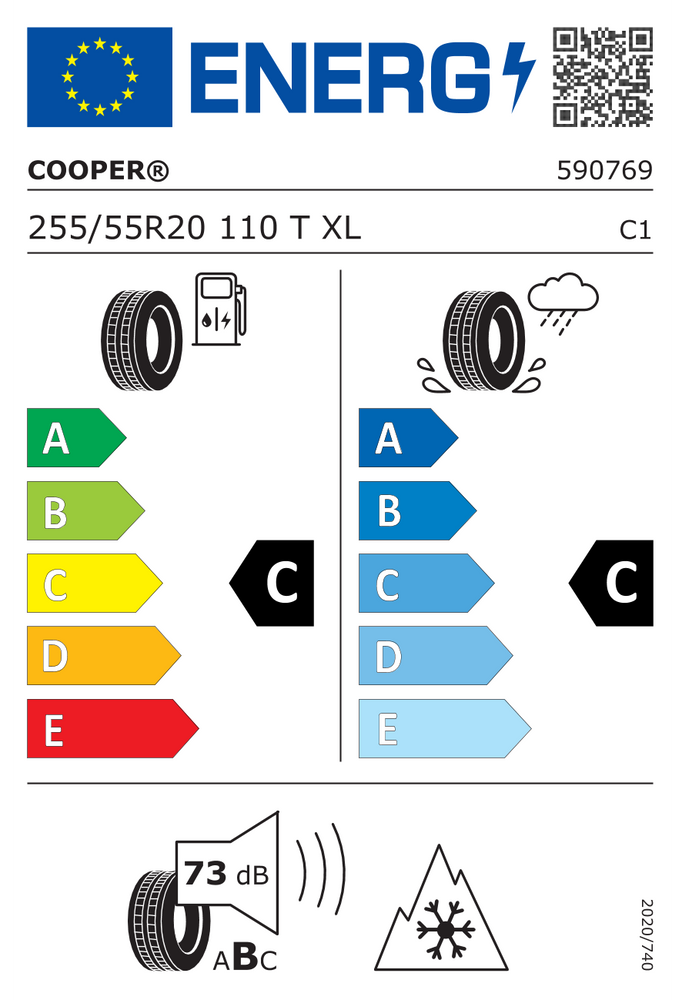 
                      
                        Cooper WeatherMaster WSC XL 255/55 R20 110T
                      
                    