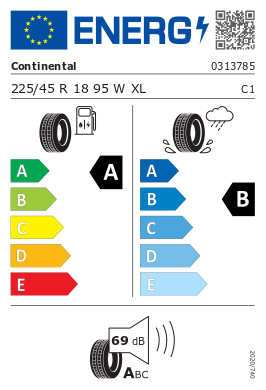 
                      
                        Continental EcoContact 7 FR XL TL 255/45 R20 105V
                      
                    