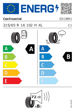 
                      
                        Continental EcoContact 7 S 215/65 R16 102H
                      
                    