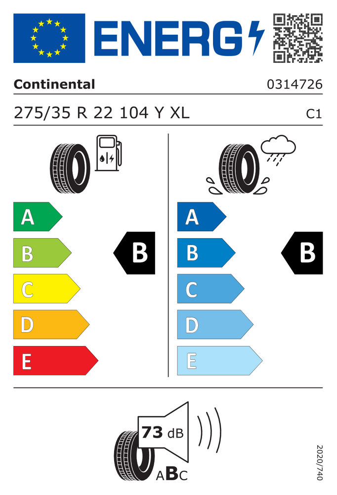 
                      
                        Continental PremiumContact 6 EVc XL * 275/35 R22 104Y
                      
                    