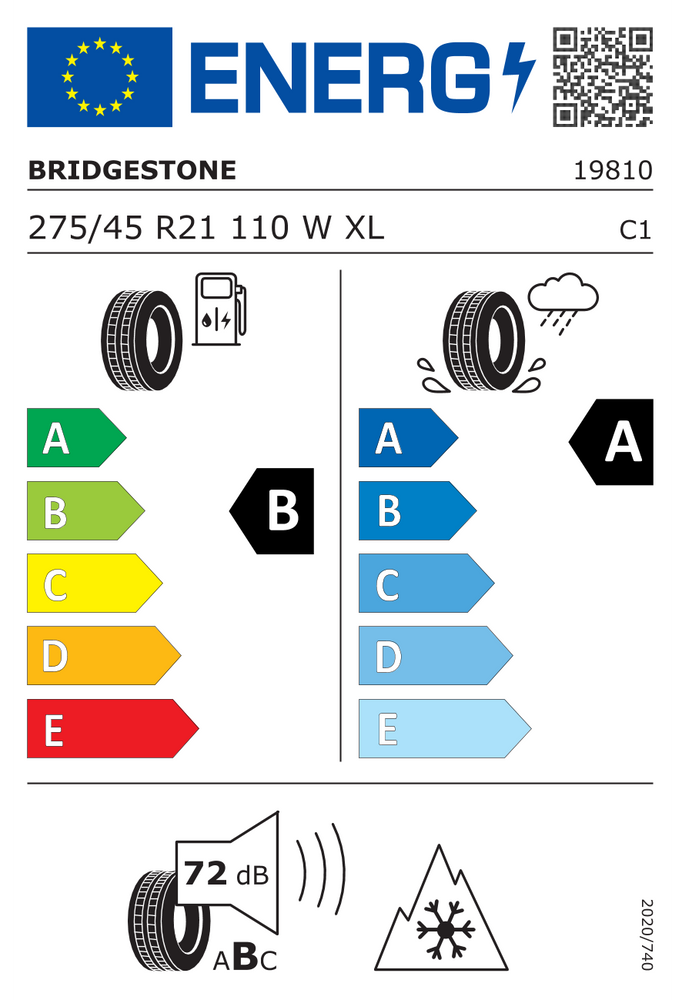 
                      
                        Bridgestone Weather Control A005 EVO XL 275/45 R21 110W
                      
                    