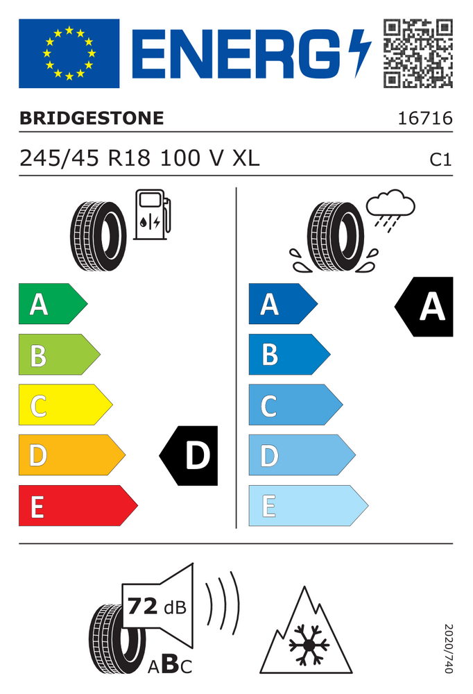 
                      
                        Bridgestone Blizzak LM 005 DriveGuard RFT 245/45 R18 100V
                      
                    