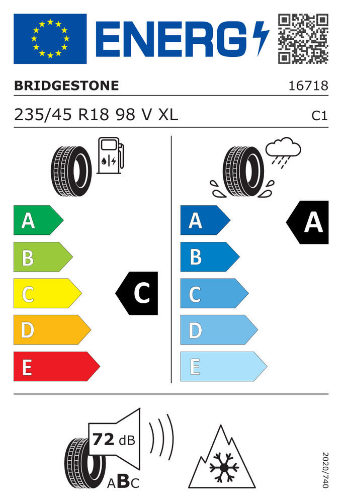 
                      
                        Bridgestone Blizzak LM 005 DriveGuard RFT 235/45 R18 98V
                      
                    