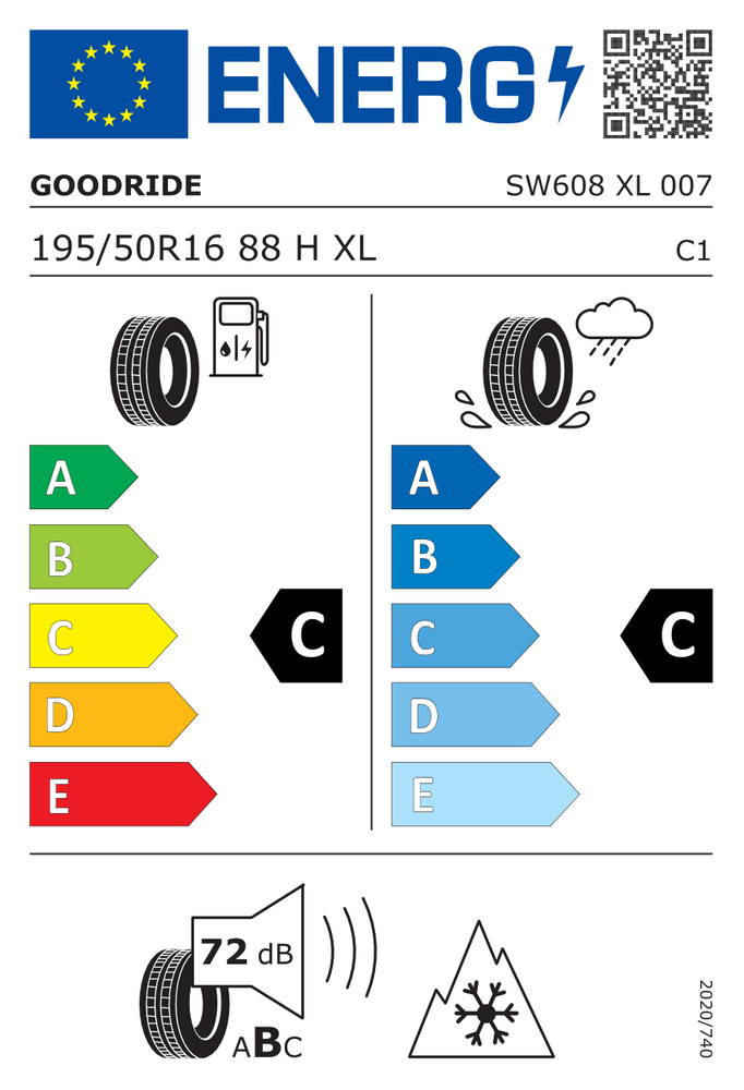
                      
                        Goodride SW608 195/50 R16 88H
                      
                    