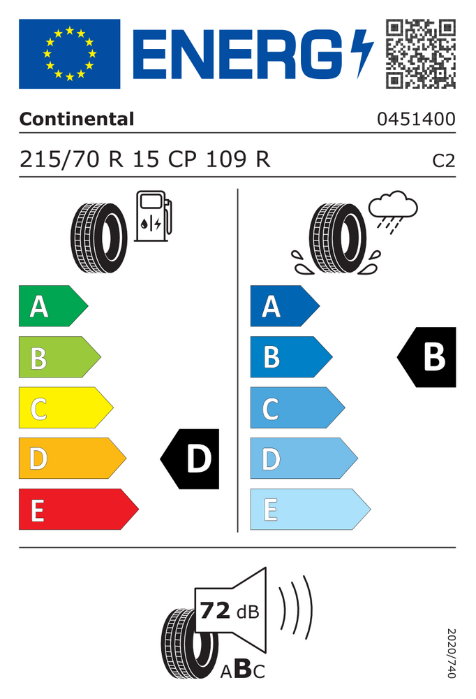 
                      
                        Continental VancoCamper FIA 8PR 215/70 R15C 109R
                      
                    