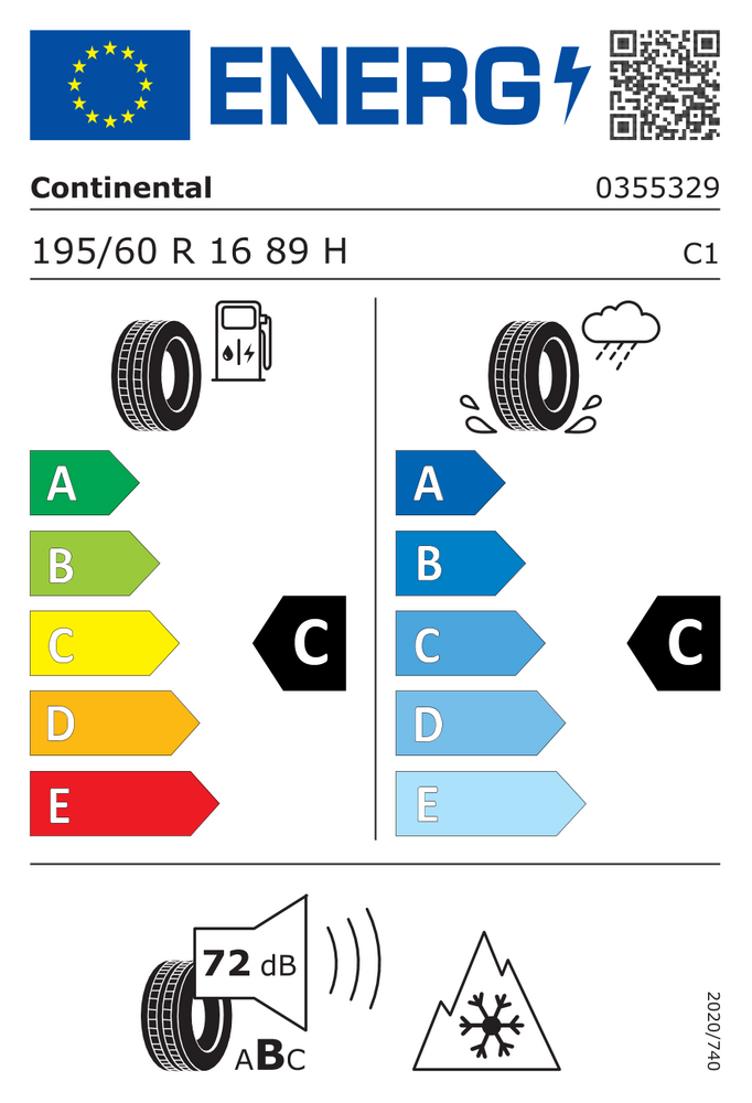 
                      
                        Continental WinterContact TS 860 S EVc * QRC 195/60 R16 89H
                      
                    