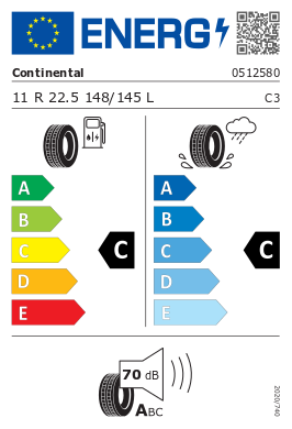 
                      
                        Continental HSR /85 R22.5 148L
                      
                    