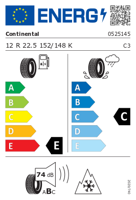 
                      
                        Continental HDC1 /85 R22.5 152K
                      
                    