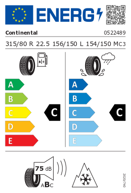 
                      
                        Continental HDC1 ED /85 R22.5 156G
                      
                    