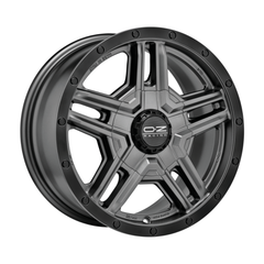 OZ Rally Adventure Matt Graphite Black Lip + Rivets