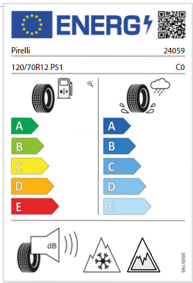 
                      
                        Pirelli Angel Scooter 120/70 D12 51P
                      
                    