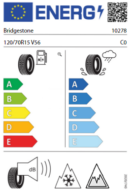 
                      
                        Bridgestone A 41 F 120/70 R15 56V
                      
                    