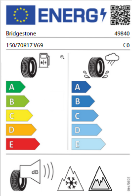 
                      
                        Bridgestone A 41 R 150/70 R17 69V
                      
                    
