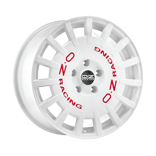 
                      
                        OZ Rally Racing White Red Lettering
                      
                    